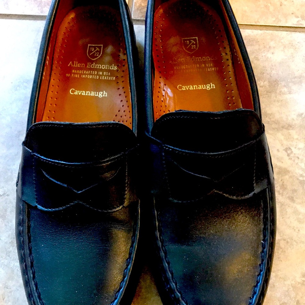 Allen Edmonds Cavanaugh Loafers, Size 9D